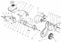 Engine & Frame Assembly Diagram and Parts List for 28222 7900001-7999999 - 1997 Lawn Boy Snow Blower